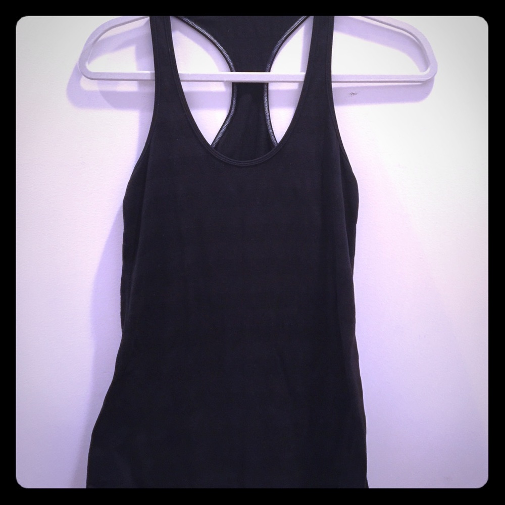 Lululemon Cool Racer Back Ribbed Black Reversible